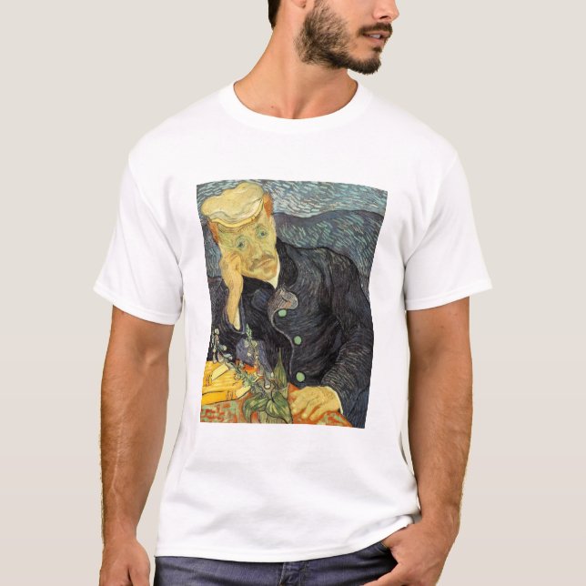 Camiseta Dr. Gachet - Van Gogh - c1890 (Frente)