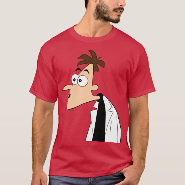 Camiseta Dr Heinz Doofenshmirtz retro (Frente)