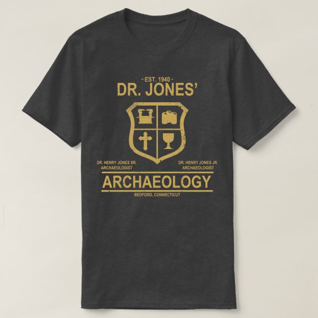 Camiseta Dr. Jones Archeology Long Sleeve TShirt (Frente do Design)
