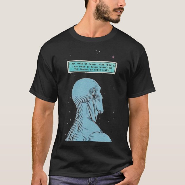 Camiseta Dr. Manhattan Essencial T-Shirt (Frente)