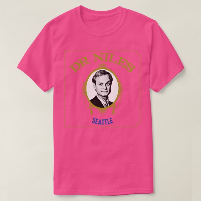 Camiseta Dr. Niles Crane 90s Design estético (Frente do Design)