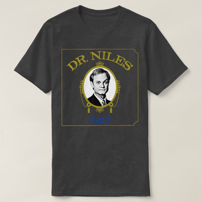 Camiseta Dr. Niles Crane 90s Design estético (Frente do Design)