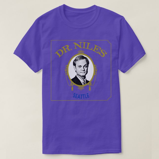 Camiseta Dr. Niles Crane 90s Design estético (Frente do Design)