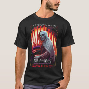Camiseta Dr. Phibes Sinfonia de Camisa-T de Vingança Mascul