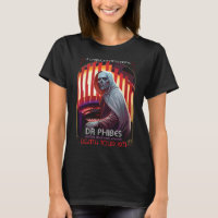 Dr. Phibes Sinfonia de Camisa-T feminina de vingan