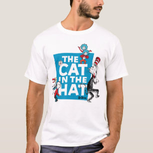 Camiseta Dr. Seuss   Cat no logotipo Hat - Caracteres