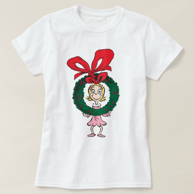 Camiseta Dr. Seuss | Cindy-Lou Quem - Coroa (Frente do Design)