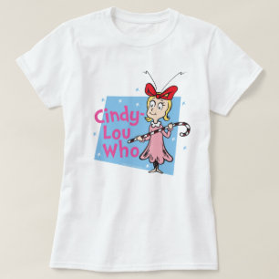 Camiseta Dr. Seuss   Cindy-Lou Who - Candy Cane