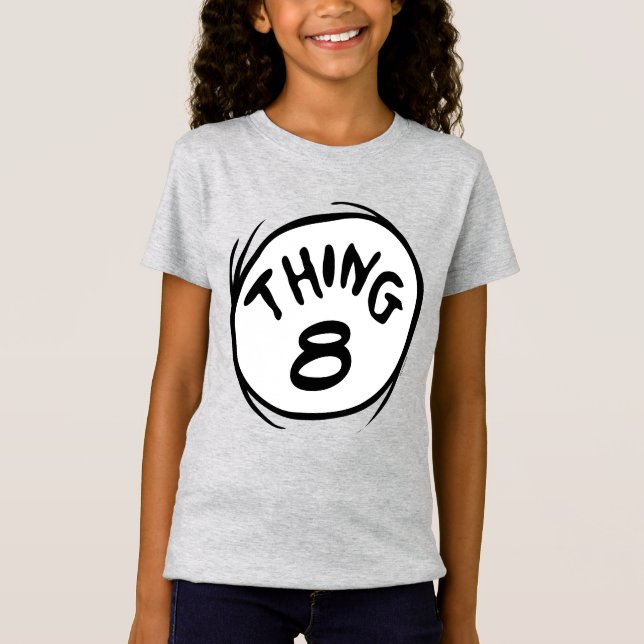 Camiseta Dr. Seuss | Coisa Personalizada Uma Coisa Duas (Frente)