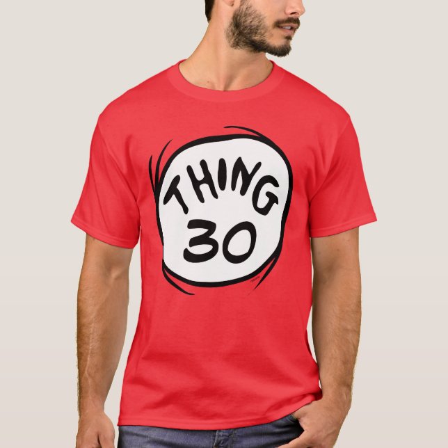 Camiseta Dr. Seuss | Coisa Personalizada Uma Coisa Duas (Frente)