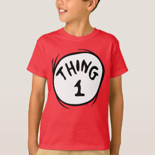Camiseta Dr. Seuss Coisa Um Coisa Dois - Coisa Um