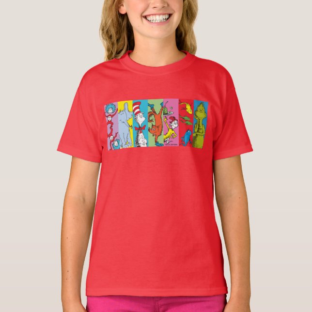 Camiseta Dr. Seuss | Fatia de Personagem (Frente)