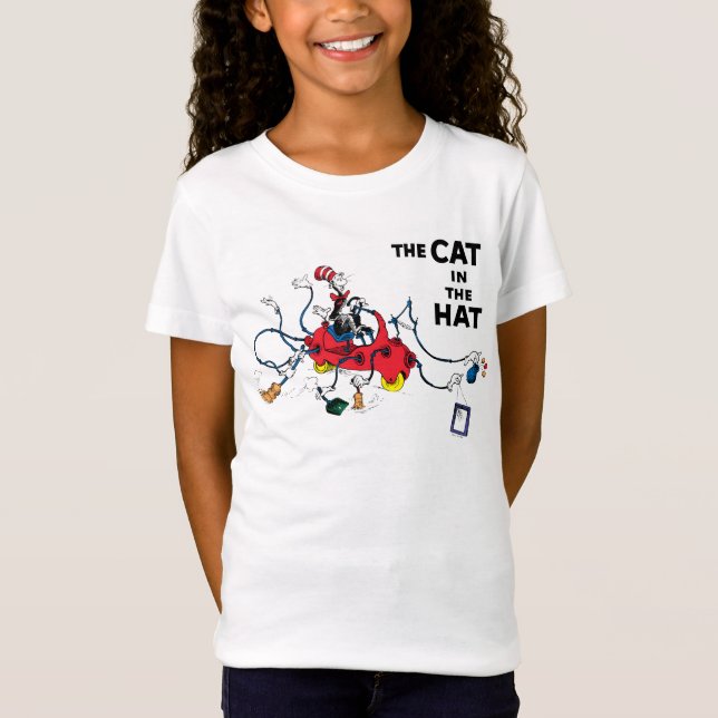 Camiseta Dr. Seuss | Gato no Chapéu Limpa (Frente)
