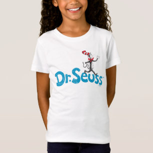 Camiseta Dr. Seuss Gato no Chapéu Logotipo Vintage