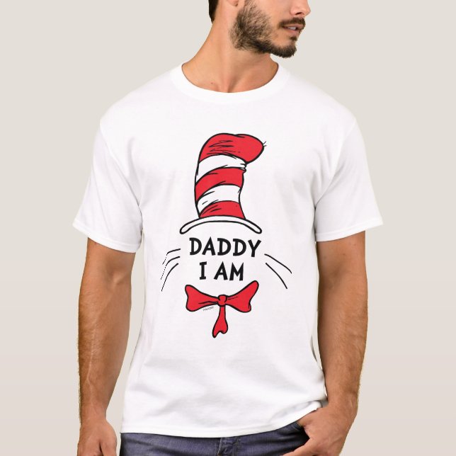 Camiseta Dr. Seuss | Gato no Chapéu - Pai eu sou (Frente)