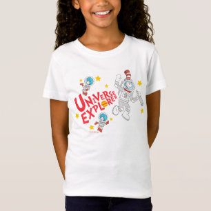 Camiseta Dr. Seuss   Gato no Explorador do Universo do Chap