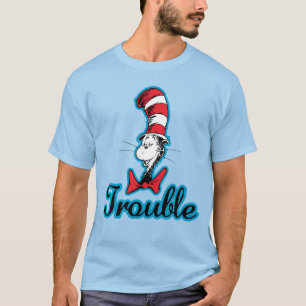Camiseta Dr. Seuss Gato no Hat Trouble