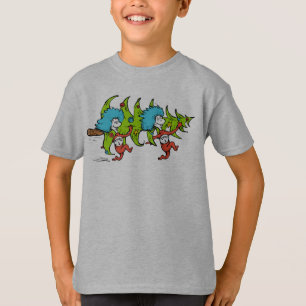 Camiseta Dr. Seuss Grinch Coisa Um Coisa Dois Natal