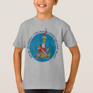 Camiseta Dr. Seuss Grpolegadas Fera de Natal