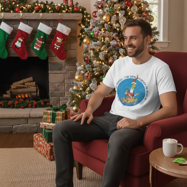 Camiseta Dr. Seuss | Grpolegadas | Fera de Natal (Criador carregado)