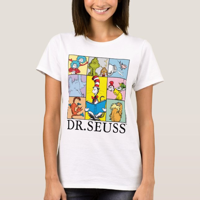 Camiseta Dr. Seuss | Histórias Gráfico (Frente)