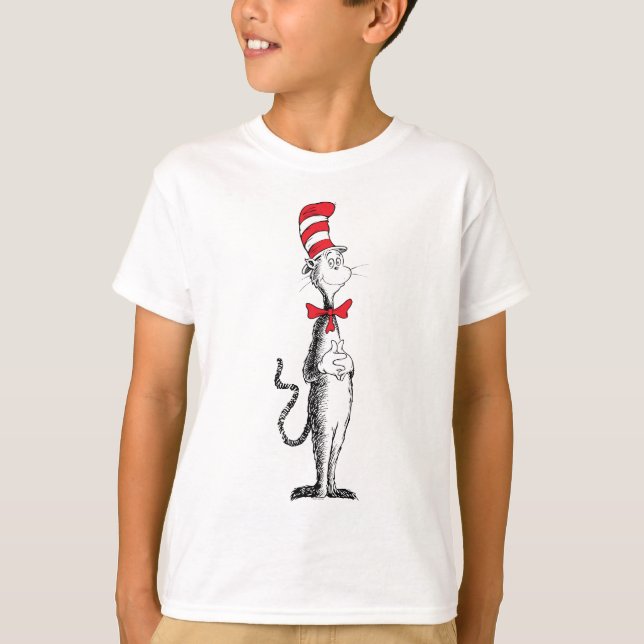 Camiseta Dr. Seuss I Cat in the Hat Standall (Frente)