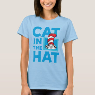 Camiseta Dr. Seuss Logotipo do Gato no Chapéu