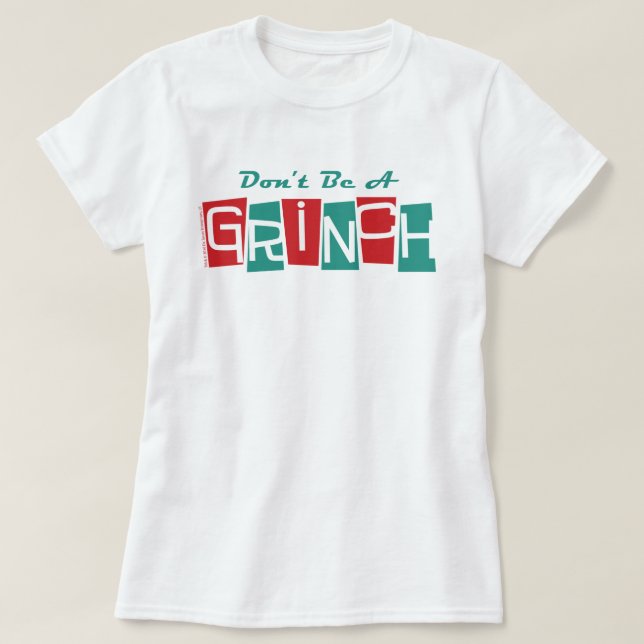 Camiseta Dr. Seuss | Não seja um Grpolegadas (Frente do Design)