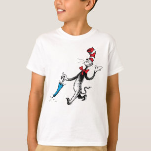 Camiseta Dr. Seuss O Gato no Chapéu Caminhada de Guarda-c