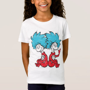 Camiseta Dr. Seuss  O gato no chapéu - Coisa 1, Coisa 2