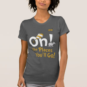 Camiseta Dr. Seuss Oh, Os Lugares Que Você Irá! Retro