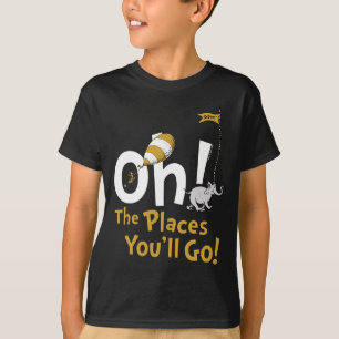 Camiseta Dr. Seuss Oh, Os Lugares Que Você Irá! Retro
