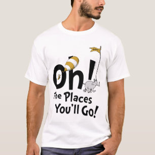 Camiseta Dr. Seuss Oh, Os Lugares Que Você Vai! Retro