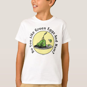 Camiseta Dr. Seuss   Ovos Verdes e Presunto Ícone