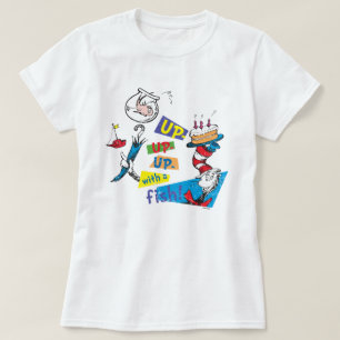 Camiseta Dr. Seuss Para Cima com um Peixe