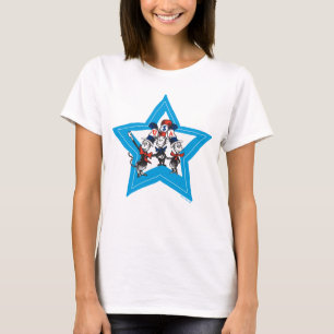 Camiseta Dr. Seuss Pequenos Gatos EUA Chapéus Gráficos