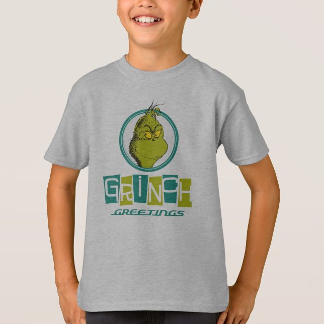Camiseta Dr. Seuss| Saudações Grinch (Frente)