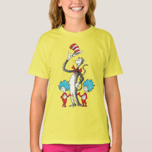 Camiseta Dr. Seuss   The Cat in the Hat, Thing 1 & Thing 2