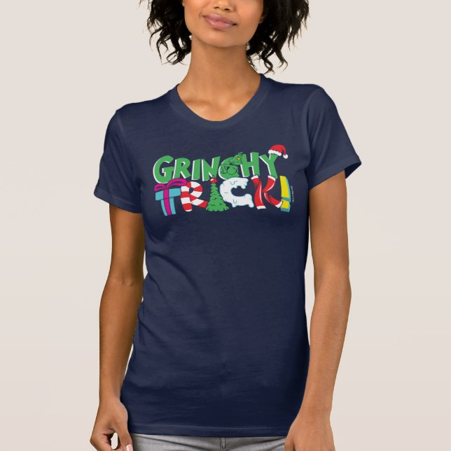 Camiseta Dr. Seuss | Truque Grinchy (Frente)
