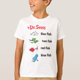 Camiseta Dr. Seuss | Um Peixe Dois Peixes - Vintage
