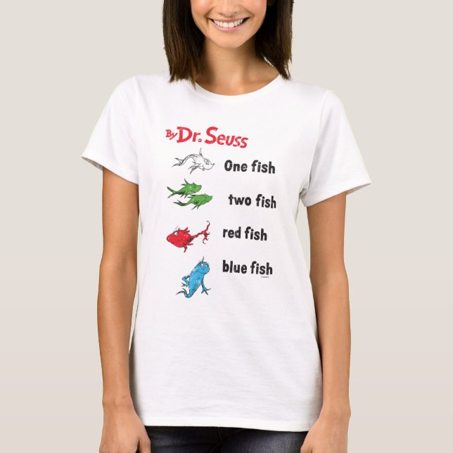 Camiseta Dr. Seuss | Um Peixe Dois - Vintage (Frente)