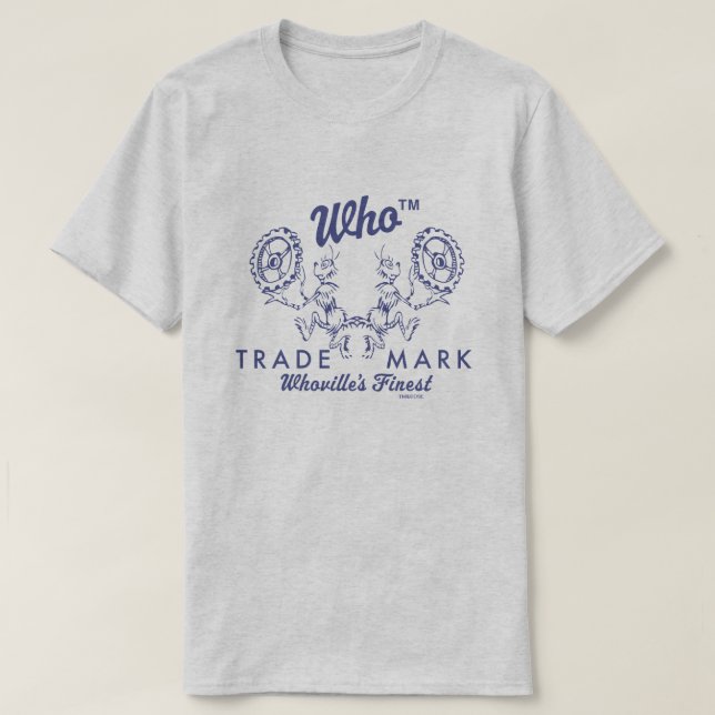 Camiseta Dr. Seuss | Who-ville's Finest Logo (Frente do Design)
