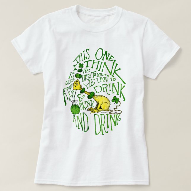 Camiseta Dr. Seuss | Yink - Rua. Dia de Patrick (Frente do Design)