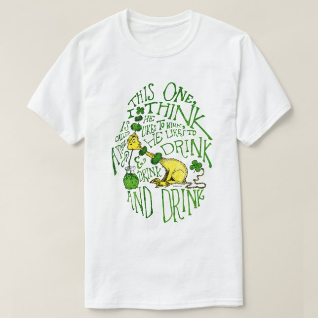 Camiseta Dr. Seuss | Yink - Rua. Dia de Patrick (Frente do Design)
