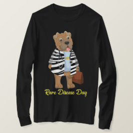 Camiseta Dr. Sharpie Zebra Casaco Raros Doença Longa Escuro