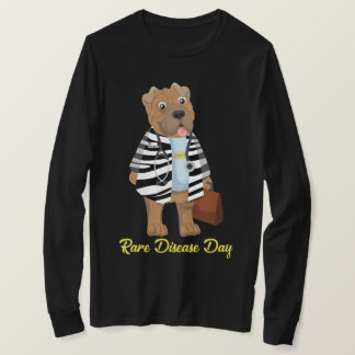 Camiseta Dr. Sharpie Zebra Casaco Raros Doença Longa Escuro