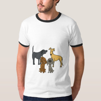 Camiseta DR. t-shirt de passeio dos amigos do cão
