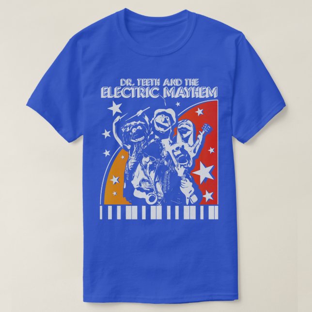 Camiseta Dr Teeth e o Electric Mayhem (Frente do Design)
