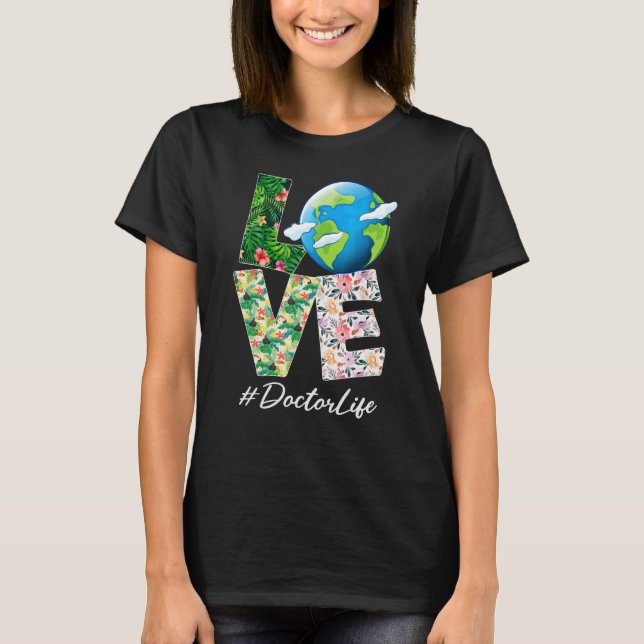 Camiseta Dra. Love World Earth Day 52º aniversário 2022 (Frente)