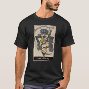 Camiseta Dra. Occulta Plaga Tarot Card Black Death Baphom